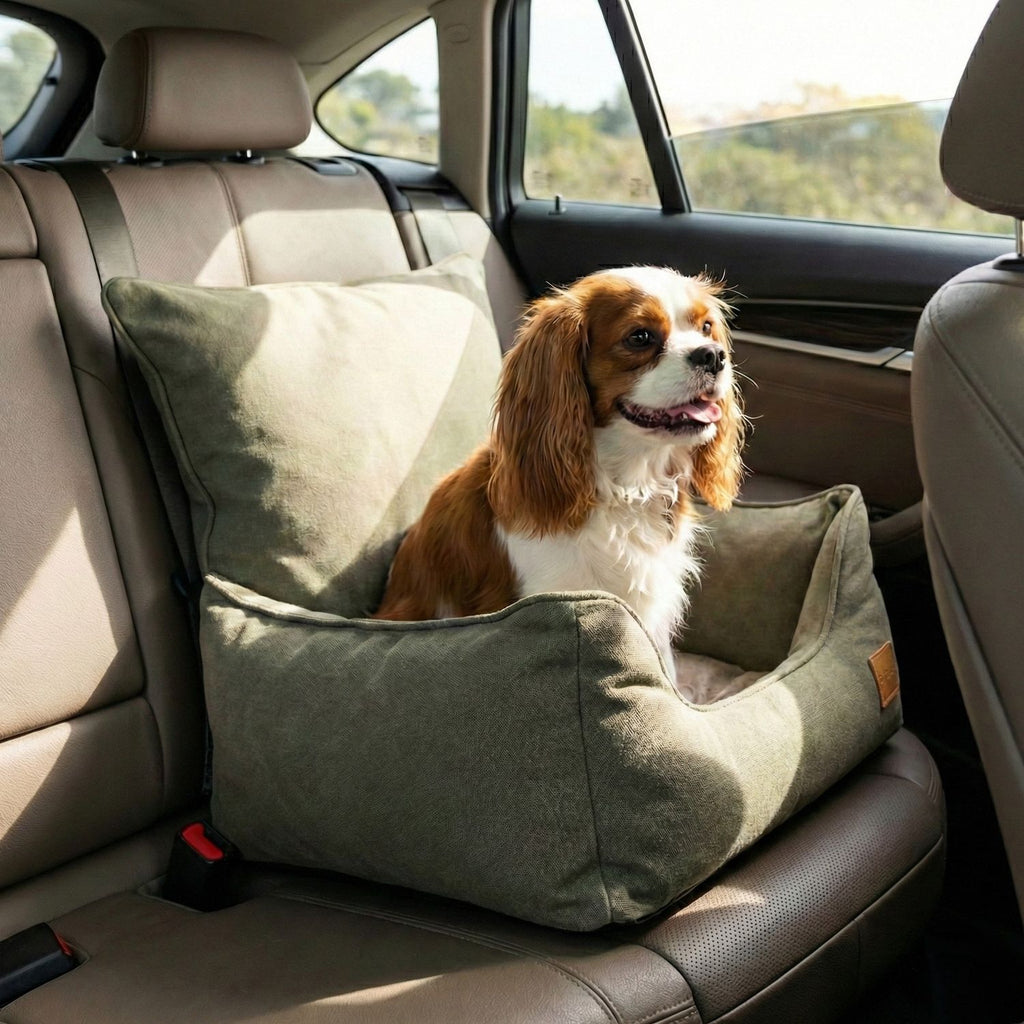Ischia Autostoel Hondenmand Denim olive