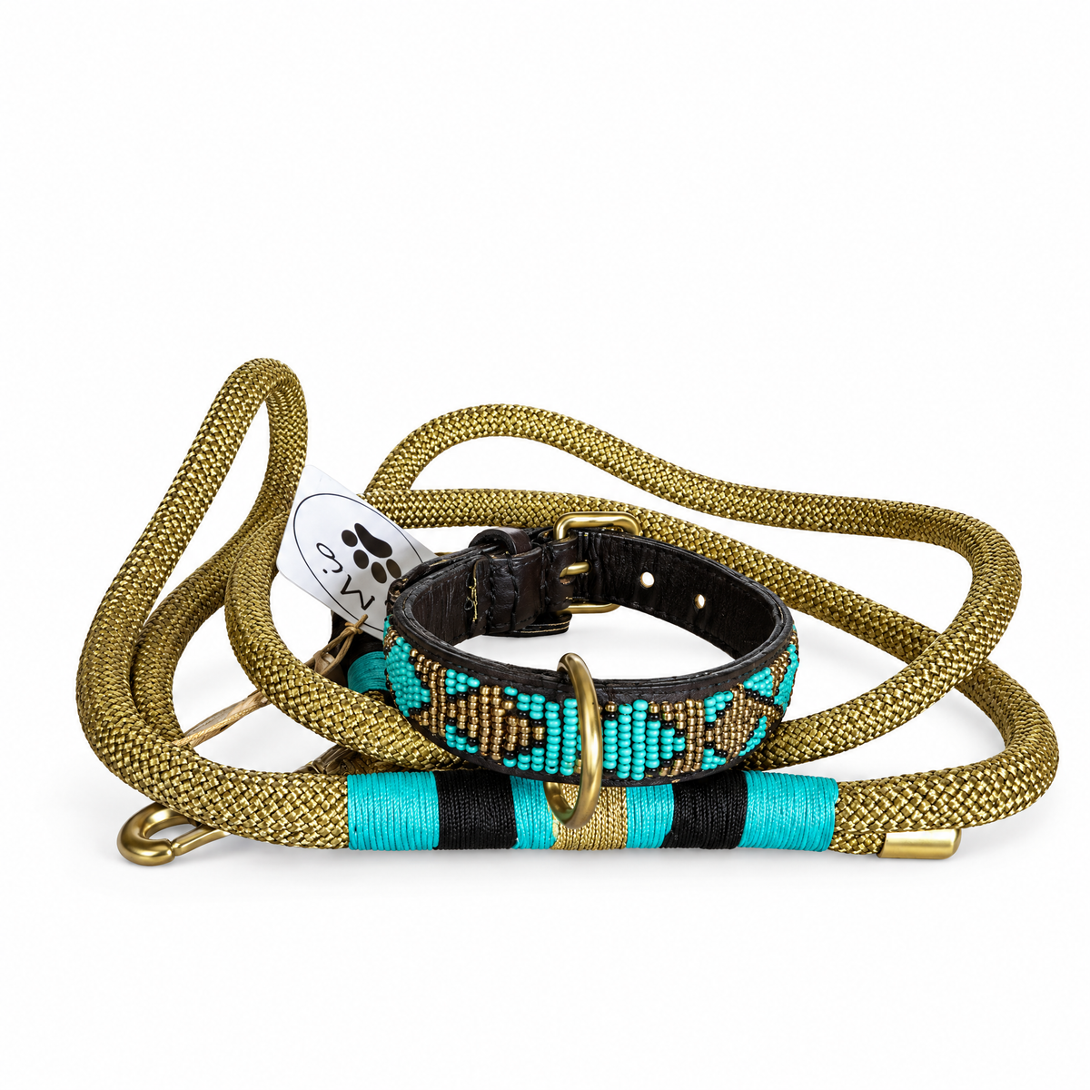 Aqua Gold Il Mio Halsband - pure white background