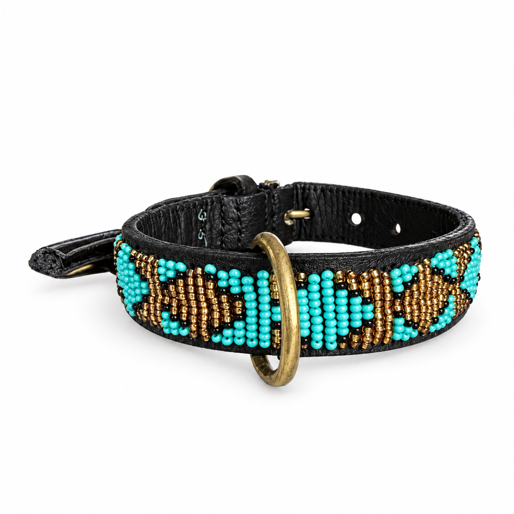 Aqua Gold Il Mio Halsband - pure white background alternate angle